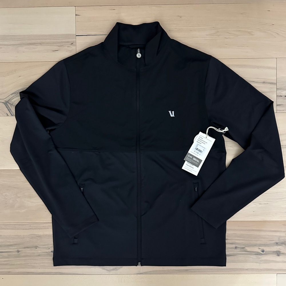 [NWT] Vuori Men’s Sunday Element Track Jacket in Black (Medium)